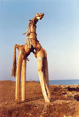 Assemblage Sea Horse by Lubo Kristek, 1986, assemblage