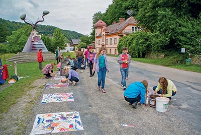 Collective creation in Podhradí nad Dyjí.